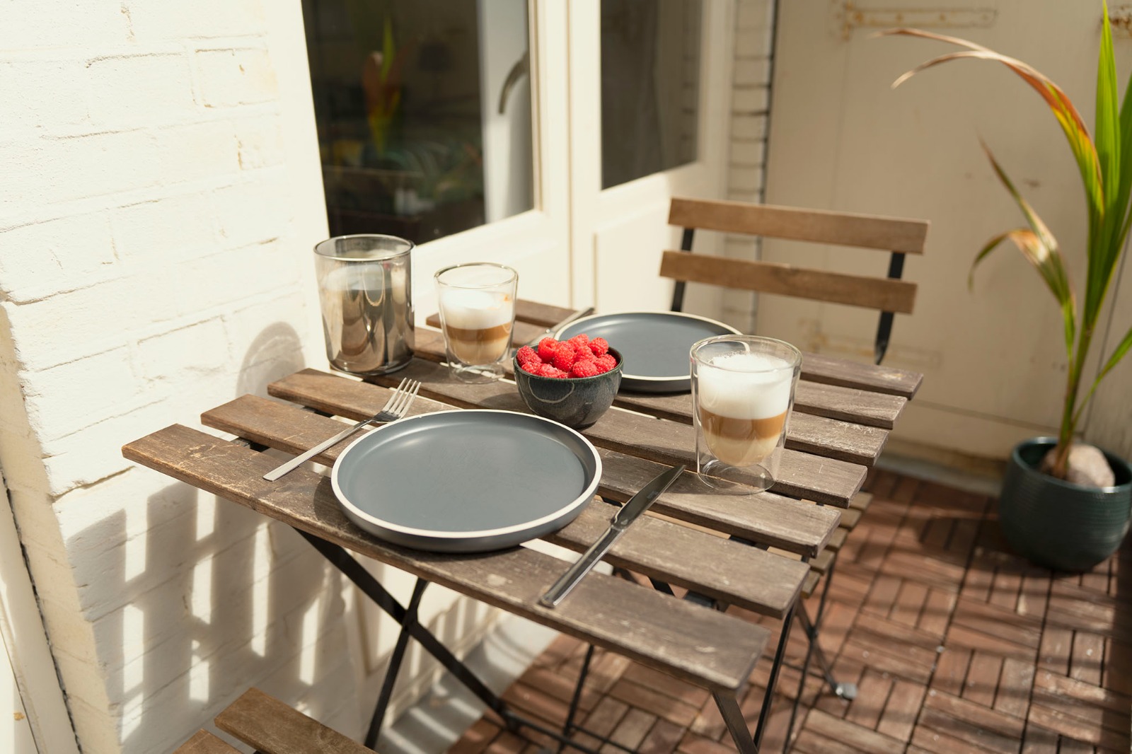 Balcony breakfast