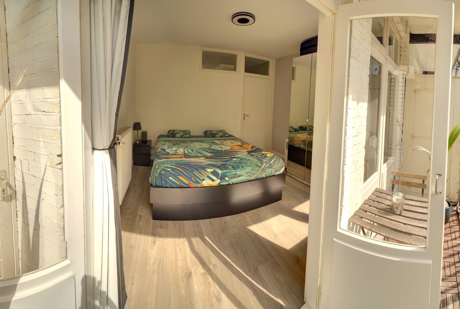 Bedroom wide view