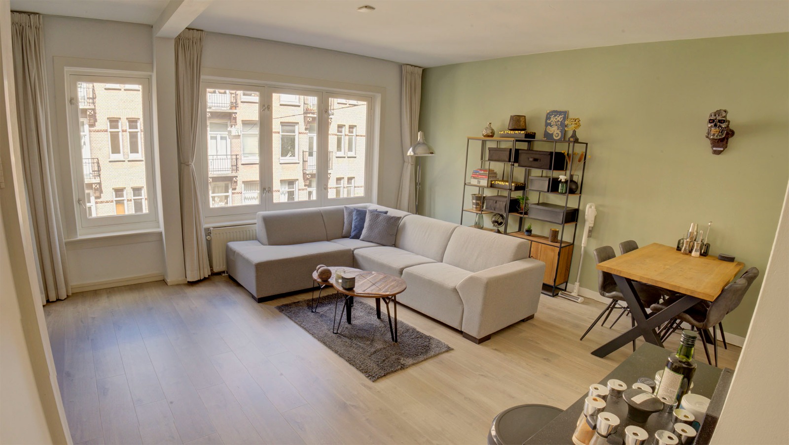 Living room of Stay in The Pijp apartment